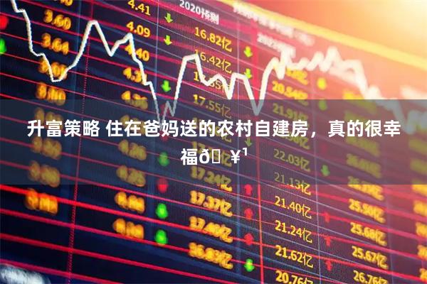 升富策略 住在爸妈送的农村自建房，真的很幸福🥹